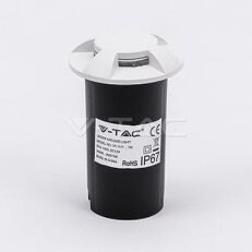 1W LED Step Light Black 4Way 3000K , VT-1171 V-TAC SKU1471