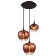 Závěsné svítidlo MAXY černá 3x40W E27 IP20 GLOBO 15548-3HG
