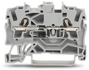 Svorka pro moduly, 2 vodiče, S diodou 1N4007, Šedá WAGO 2202-1211/1000-411