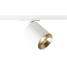 DARIO pro jednookr. lištu bílá česaná mosaz 230V GU10 9W RENDL R13870