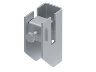 Držák pásky s upínacím šroubem, páska 50mm, materiál StZn GROMTOR 283012