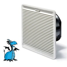 Ventilátor 24V DC, 250 m3/h, 43W, velikost 4 FINDER 7F.20.9.024.4250