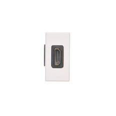 Kryt K45 Adaptér HDMI-HDMI 45×22,5mm čistě bílá K129B/9