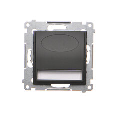 LED osvětlení (přístroj) 230V,1.1 W, 3100 K, černá matná DOS.01/49