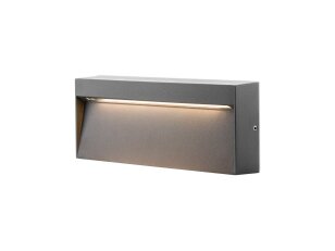 Venkovní nástěnné svítidlo STEP ON Q L, A TRIAC 6W 3000K antracit LED2 5130634DT