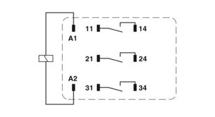 Jednotlivá relé REL-PR3- 24DC/3X1 PHOENIX CONTACT 2903706