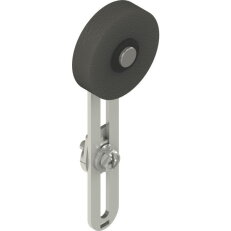 Přídavná kladka stavitelná Kov,Nastavitelná páčka válce,kladky,Rolna guma d40 mm