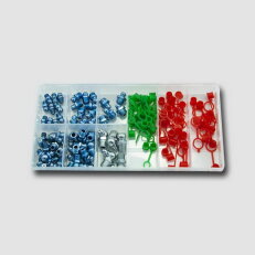 Sada maznic s špičkou + krytky 100ks XTLINE PC0423