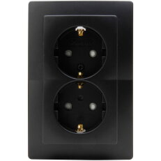 920950089 Earth socket outlet, 2-fold, w