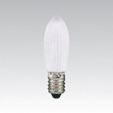 Světelný zdroj dekorativní LQ LED 14-55V 0,1W E10 C13 vánoční bílá NBB 262001000