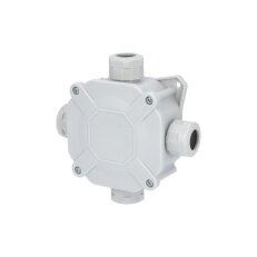 Krabice rozbočovací, plastová, 4x vstup PG16, IP67, šedá/ 0298-00 ELEMAN 1000441