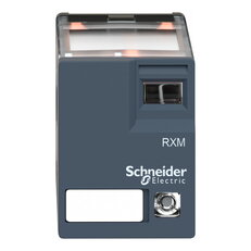 Schneider RXM4AB3B7 Miniaturní 4P, 6 A, 24 V DC, LED (obj.množství 10 ks)