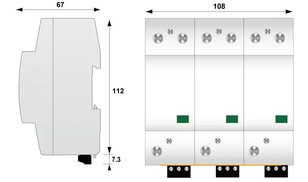 Přepěťová ochrana DACN1-25VGS-30-440 Typ 1+2+3, CITEL 29223022