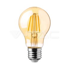 LED Bulb 12W Filament E27 A60 Amber Cover 2200K VT-2123-N, V-TAC SKU217457