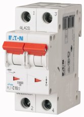 Jistič PL7-D10/2, char D, 2-pólový, 10kA, 10A EATON 263369