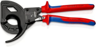 KNIPEX 9532320 ráčnové nůžky na AL a CU kabely do průměru 60mm / 600mm2 RN 60 KN