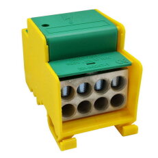 Distribuční blok DTB 2x120/8x35 žluto-zelený ELEKTRO BEČOV UB2120BK24