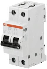 ABB S202MT-B50UC 2F jistič 50 A char. B 10kA 440V AC/DC pro kolejová vozidla