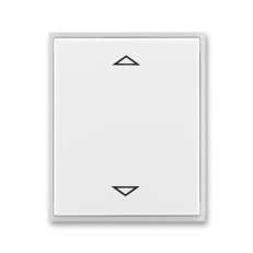 Kryt spínače žaluz s krátk ovl 3299E-A00110 01 bílá/ledová bílá Element Time ABB