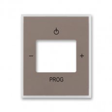 Kryt zesilovače s tunerem FM rádia 3299E-A40200 26 lungo/mléčná bílá Time ABB