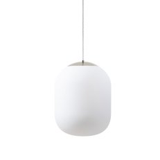 Závěsné svítidlo TANIA S1 HP 52W IP40 3K ON/OFF SKLO OPAL nerez OSMONT TAN62388