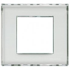 BTICINO LIVINGLIGHT RÁMEČEK 2MODULOVÝ TRANSPARENTNÍ LND4802KR