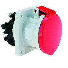 Zásuvka vestavná 63A 5p 400V IP44 6h Quick-Connect BALS 130114