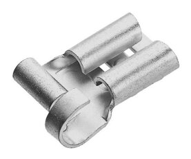 Neizolovaný mosazný konektor 0,5-1/6,3x0,8 mm (100 ks) CIMCO 181220