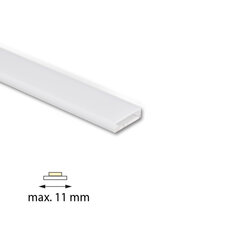 Přisazený hliníkový profil PB1, 17x5mm, mléčný difuz., 2m MCLED ML-761.045.74.2