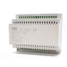 Relé pro přepínání až 4 tl. panelů telefonního systému, 6 DIN modulů 788/58