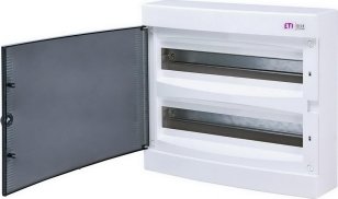 Nástěnná rozvodnice ECT 2x18PT 36M (2x18) IP40 ETI 001101081