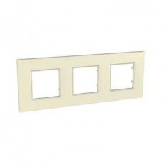 Unica Quadro Krycí rámeček trojnásobný, Stone SCHNEIDER MGU2.706.16