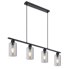 Závěsné svítidlo HADERA černá 4xE27, max. 60W 230V GLOBO 15465-4H
