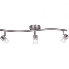 Stropní bodové svítidlo Samar 3 satina 3x40W IP20 G9 COMPOLUX 911553/75