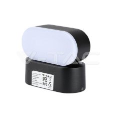 6W LED Wall Light Black Body IP65 Movabl