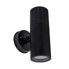 Nástěnná venkovní lampa GORDON 2xGU10 max. 2x7W IP54 černá Ideus 03937