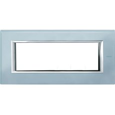Legrand HA4806VZS BTAX RÁMEČEK 6M SKLO MODRÉ