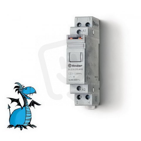 Impulzní spínač, 2Z/16A, 230V AC FINDER 20.22.8.230.4000