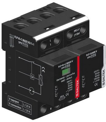 FLP-B+C MAXI VS/1+1 kombinovaný svodič TT 50kA(10/350) 100kA(8/20) SALTEK A03783