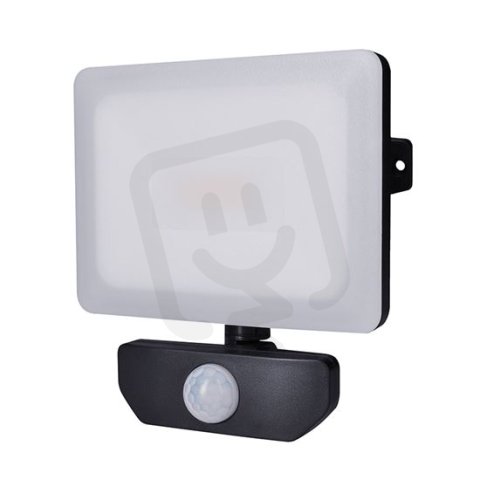 LED reflektor Quick se sensorem 20W 1700lm 4000K IP44 černý SOLIGHT WM-20WS-Q