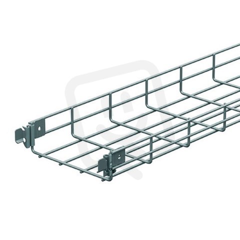 Žlab drátěný Klik s integrovanou spojkou 60x500 mm, 3 m, C8 HL C8CVFL60.500