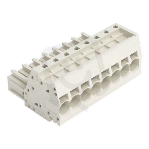Pružinová svorka Push-in CAGE CLAMP 10mm2 světle šedá 8pól. WAGO 831-3108