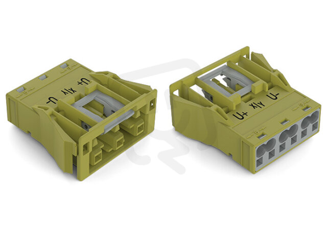 Zásuvka Snap-In 3pól. Kód. B světle zelená WAGO 770-763/071-000