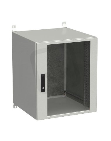 Rozvadeč nástěnný venkovní LC-20 15U 600x600 dveře sklo 3bod.zámek