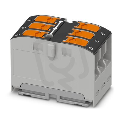 PTVFIX 6X2,5-G BK Blok rozvodek 1019656