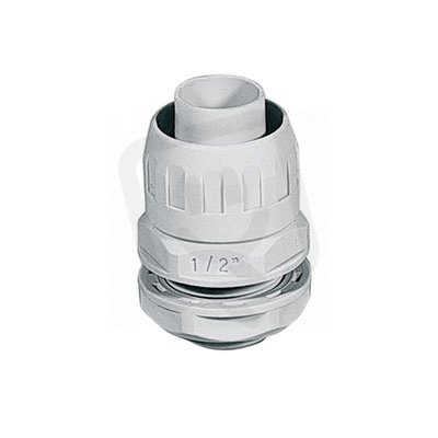 Průchodka pro spojování hadice a boxu, IP65,32mm/metrický závit 1, 5mm, šedá