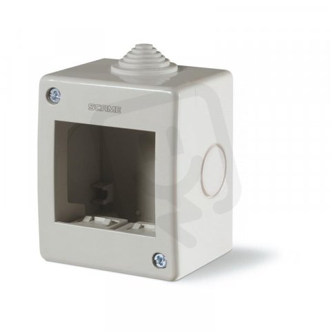 SCAME 136.4122 UNIBOX prázdný box montáž na omítku IP40 - 2 moduly