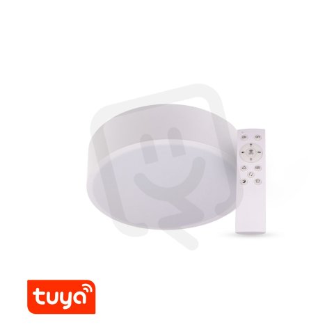RENDO TUL24-W bílé kulaté TUYA+RF CCT LED svítidlo plafon T-LED 105461