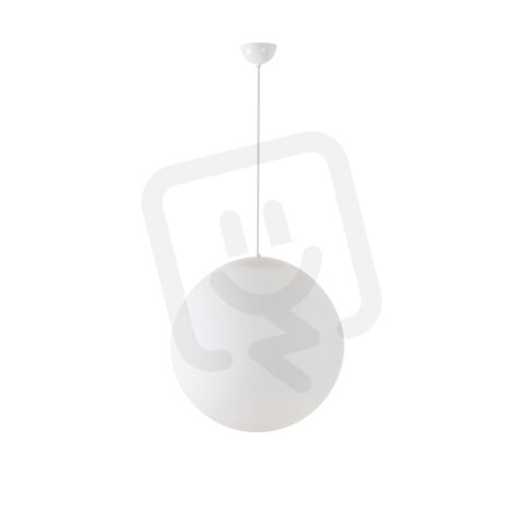Závěsné svítidlo se skleněným stínidlem OSMONT ADRIA S4 23W IP40 E27 bílá