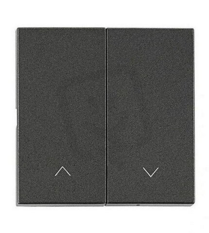 Kryt spínačů a ovladačů dvojitý, symbol šipky, antracit SCHRACK EV112312--